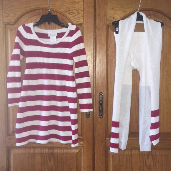Heirlooms by Polly Flinders Other - Girls Heirloom Sweater Dress Set Size Medium 5/6 Heirlooms by Polly Flinders Other - Girls Heirloom Sweater Dress Set Size Medium 5/6